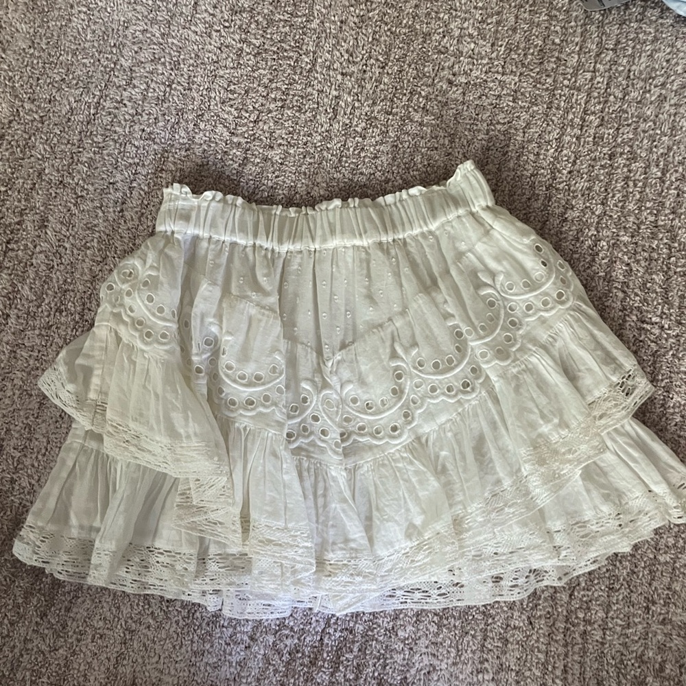 NWT loveshackfancy skirt size P